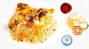 mazbi non spicy chicken with afghan pulau rice